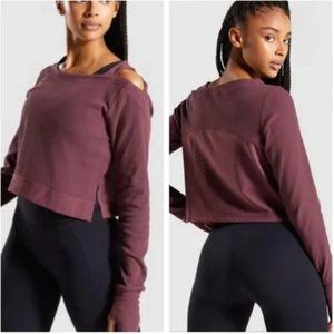 NWT GymShark Studio Sweater - Winter Berry - Small